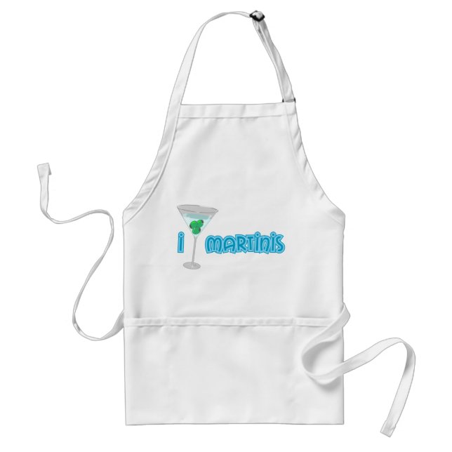 I love Martinis Standard Apron (Front)