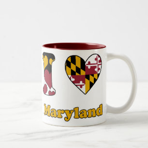 I love Maryland Two-Tone Coffee Mug