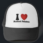 I Love Mashed Potatoes Thanksgiving Dinner Gift Trucker Hat<br><div class="desc">I Love Mashed Potatoes Thanksgiving Dinner Gift</div>