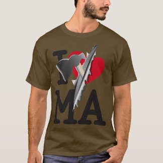 I LOVE Massachusetts T-Shirt