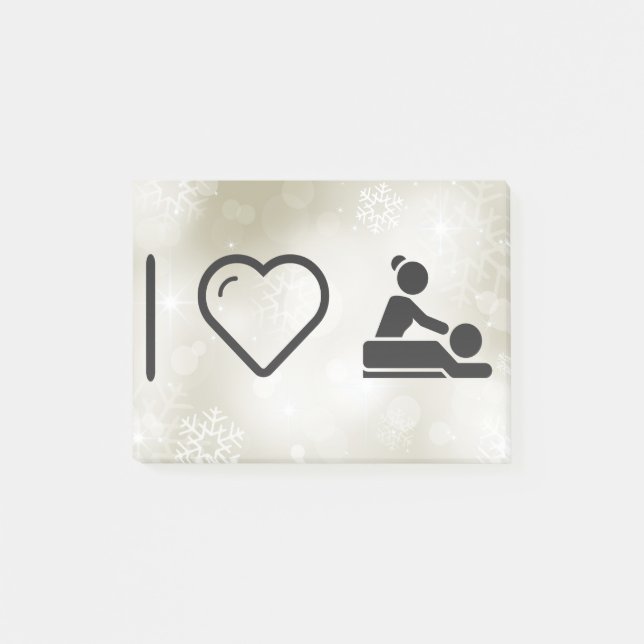 I Love Massage Post-it Notes (Front)