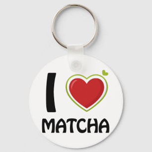 I love Matcha T-Shirt Key Ring