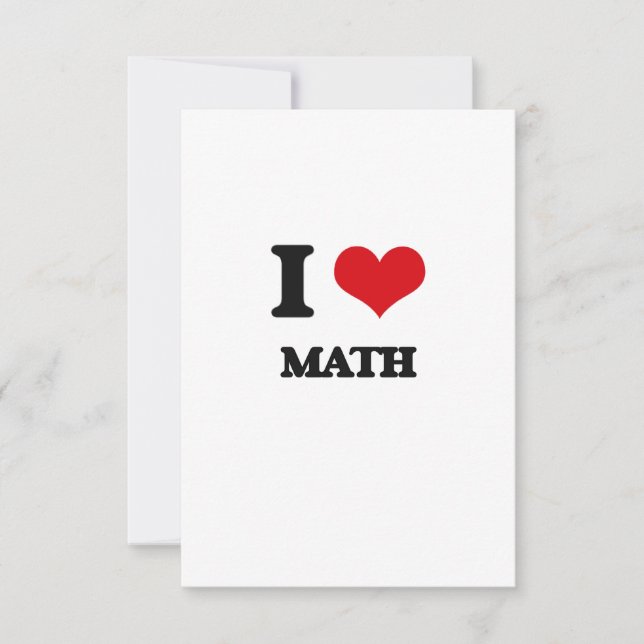 I Love Math (Front)