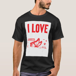 I Love Math And Butterflies T-Shirt