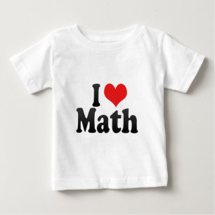 I Love Math Baby T-Shirt