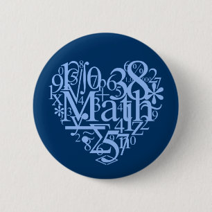 I Love Math Button