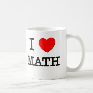 I Love Math Coffee Mug