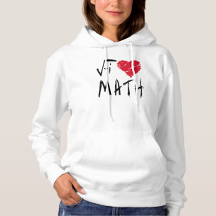 I Love Math Hoodie