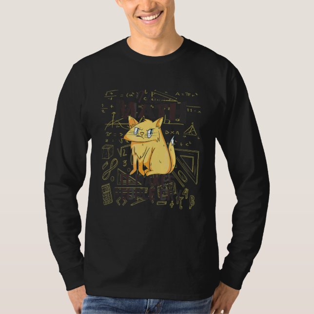 I Love Math It Makes People Cry Grumpy  Cat 1 T-Shirt (Front)