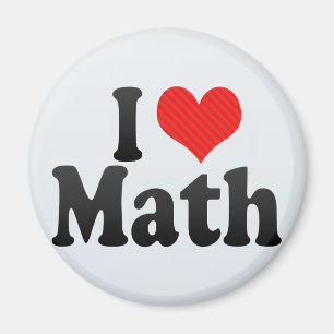 I Love Math Magnet