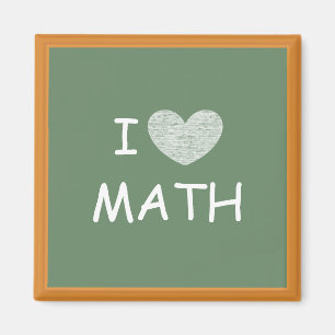 I Love Math Magnet