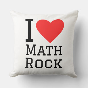 I love math rock square sticker cushion