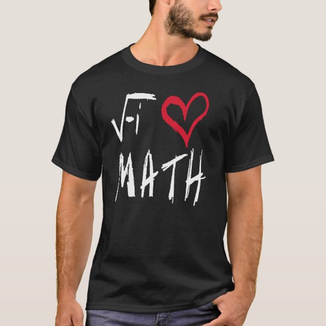 I Love Math T-Shirt (Front)