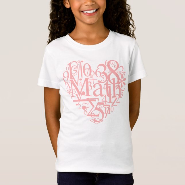 I Love Math T-Shirt (Front)