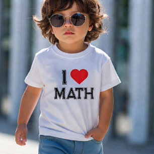 I Love Math Vintage Retro Math T-Shirt