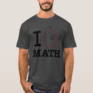 i love mathematics Math Funny vintage T-Shirt