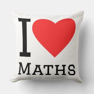 I love maths cushion