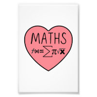 I Love Maths Heart