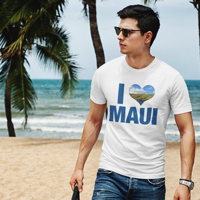 I Love Maui Hawaii Cute Hawaiian Vacation T-Shirt (Creator Uploaded)