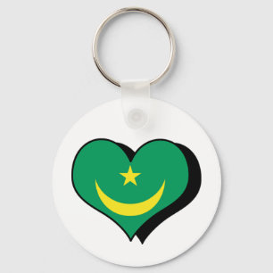 I Love Mauritania Keychain