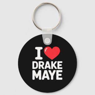 I Love Maye Key Ring