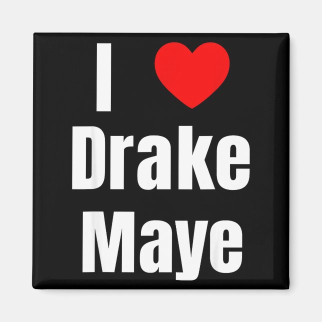 I Love Maye Qb Football Fan  Magnet (Front)