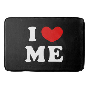 I LOVE ME BATH MAT