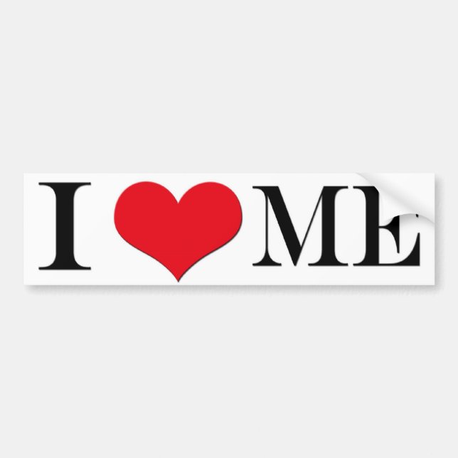 I love Me Bumper Sticker (Front)