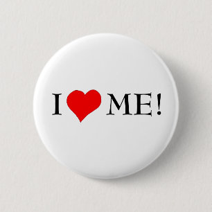 I LOVE ME! - button