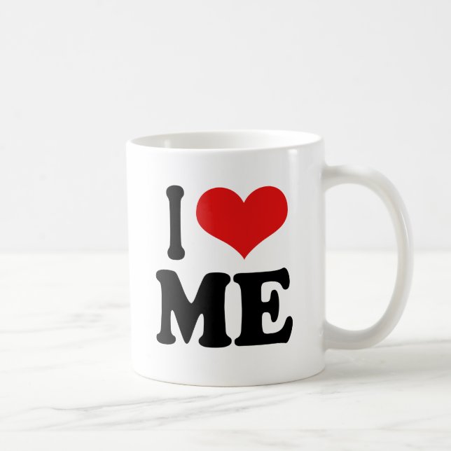 I Love Me Coffee Mug (Right)
