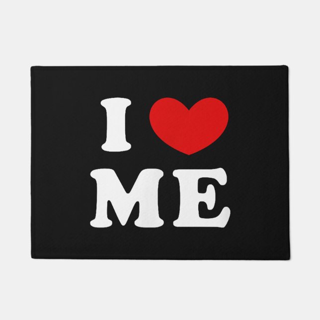 I LOVE ME DOORMAT (Front)