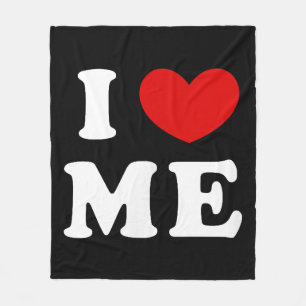 I LOVE ME FLEECE BLANKET