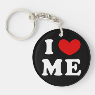 I LOVE ME KEY RING