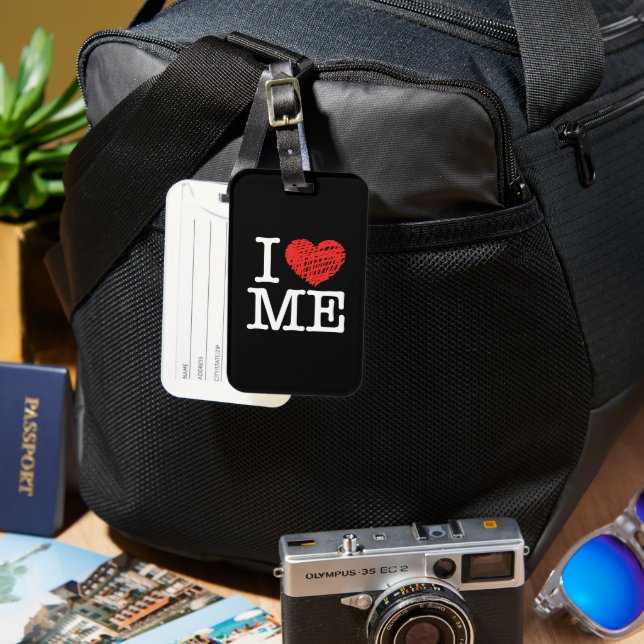 I love me luggage tag (Front & Back)
