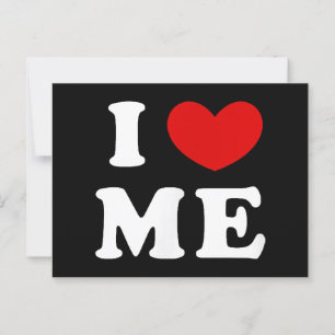 I LOVE ME POSTCARD