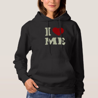 I Love Me Y2K Aesthetic Brown Downtown Girl Hoodie