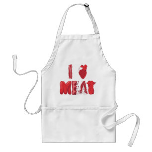 I Love Meat Apron