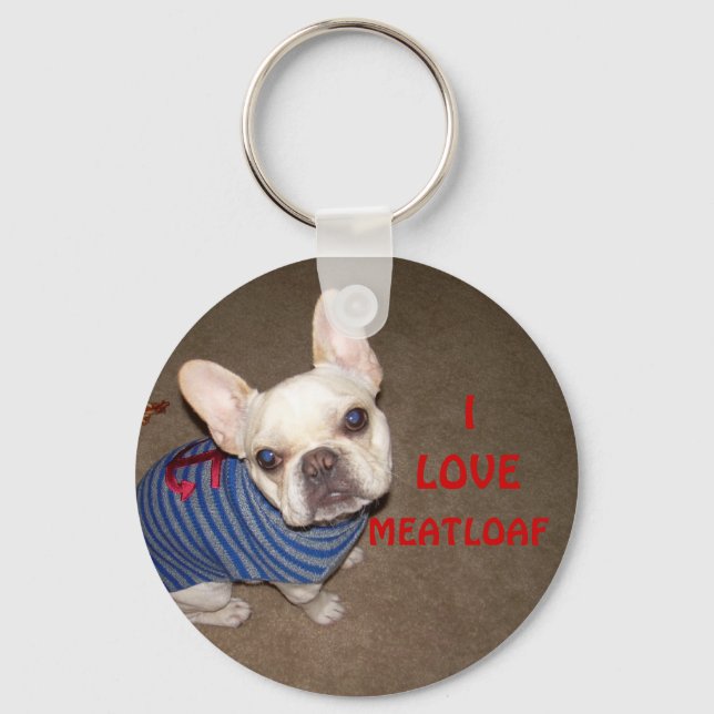 I LOVE MEATLOAF KEY RING (Front)
