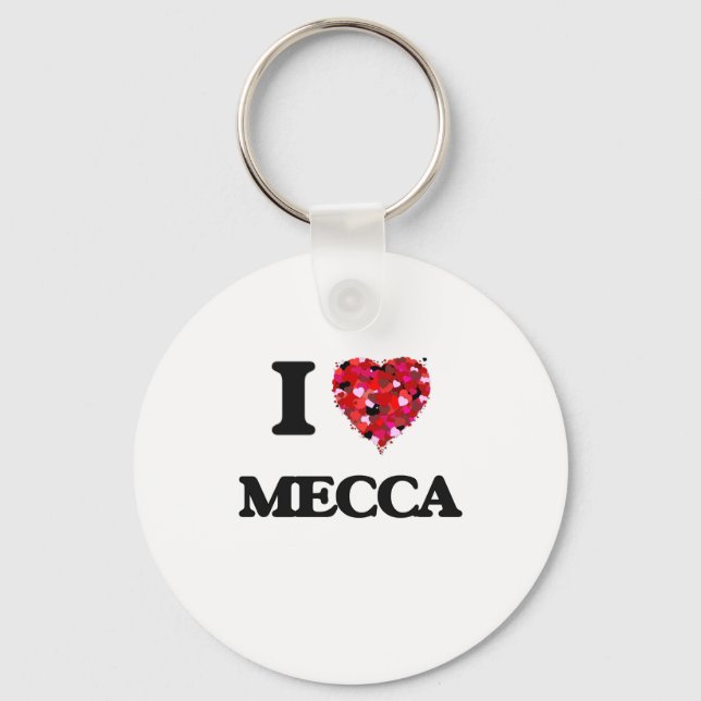 I Love Mecca Key Ring (Front)