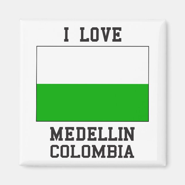 I Love Medellin Magnet (Front)