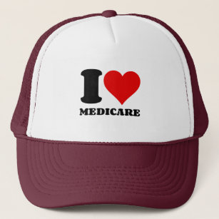 I LOVE MEDICARE TRUCKER HAT