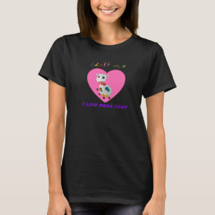 I Love Mega Cows Positive Message Kids T-Shirt