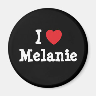 I love Melanie heart T-Shirt Magnet