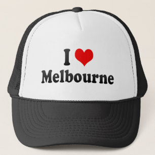 I Love Melbourne, Australia Trucker Hat