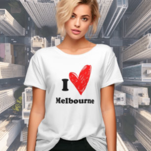 I Love Melbourne City Pride T-Shirt