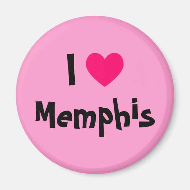 I Love Memphis Magnet (Front)