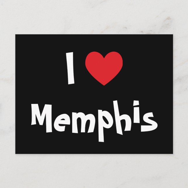 I Love Memphis Postcard (Front)