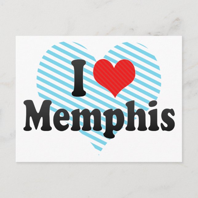 I Love Memphis Postcard (Front)