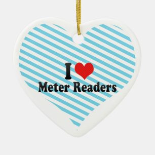 I Love Metre Readers Ceramic Tree Decoration