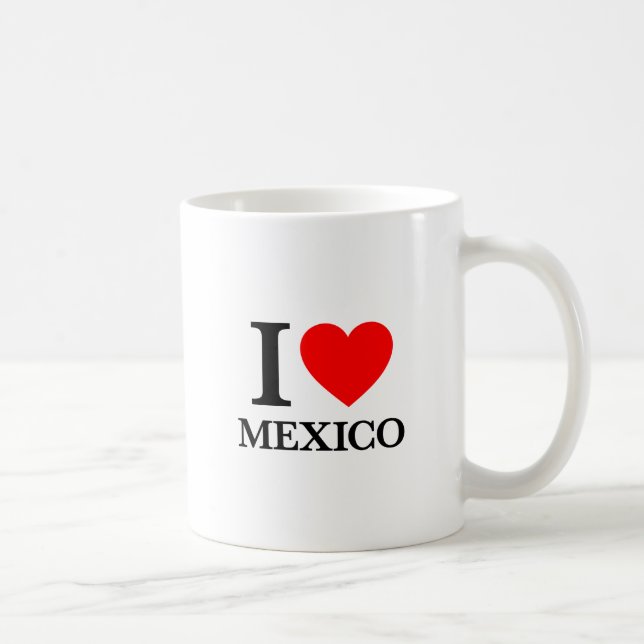 I Love Mexico Coffee Mug (Right)